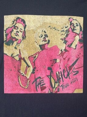 Tultex The Chicks Tour 2023 Graphic Cotton Band T-shirt Large 21”